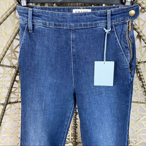 Frame flounce jeans FSZ415 Delavan - Dark Blue - Picture 3 of 7